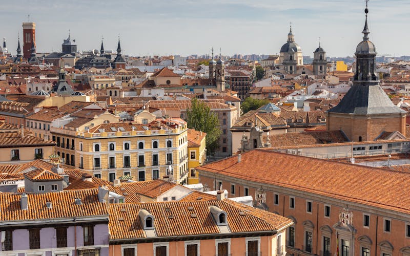 Telhados históricos de Madrid