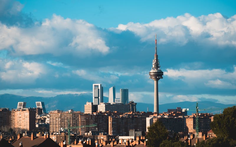Skyline de Madrid com Torre España