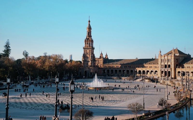 Magnificência arquitetônica de Plaza de España