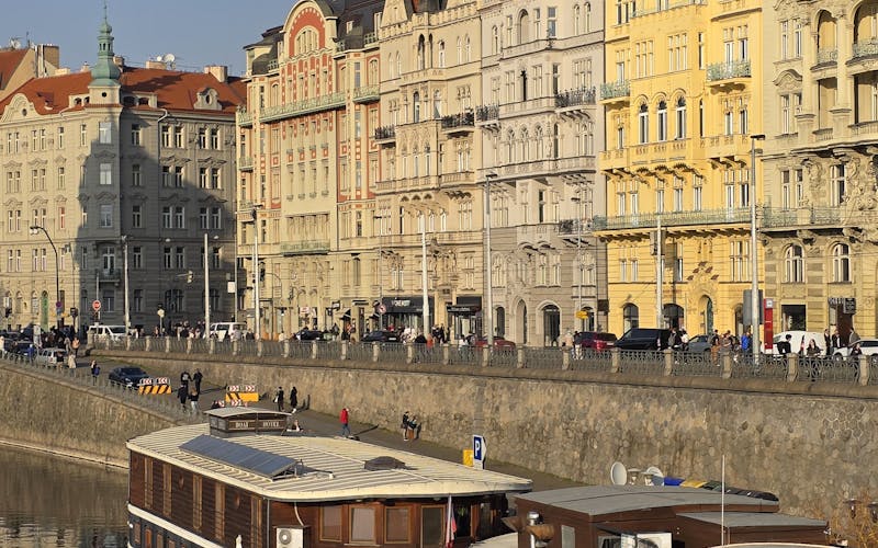Rio Vltava e Praga