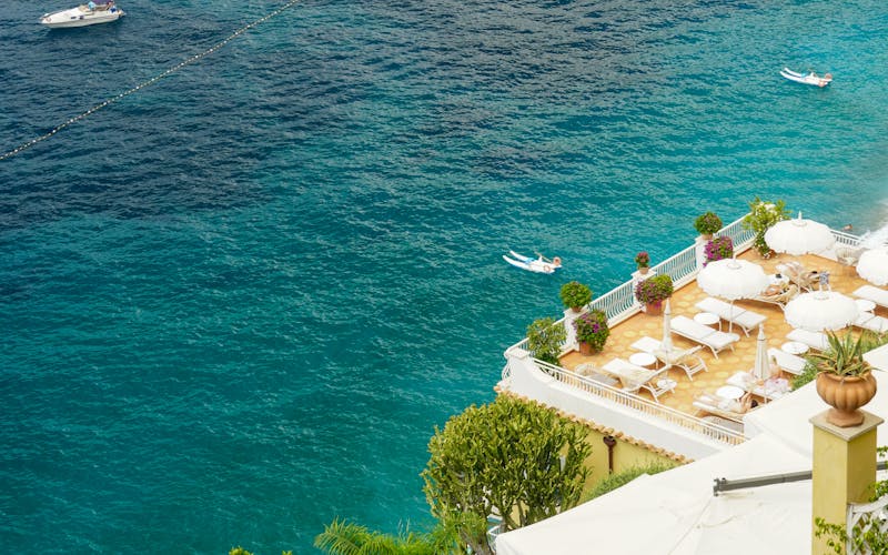 Costa de Positano com iates