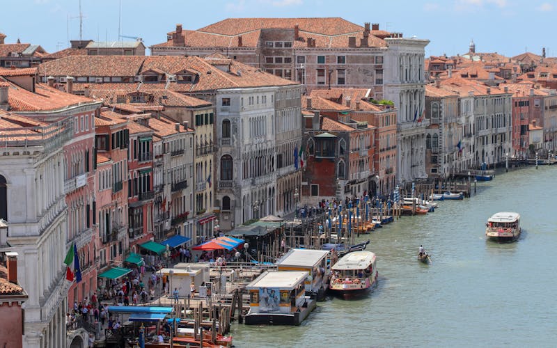 Vista aérea do Grande Canal