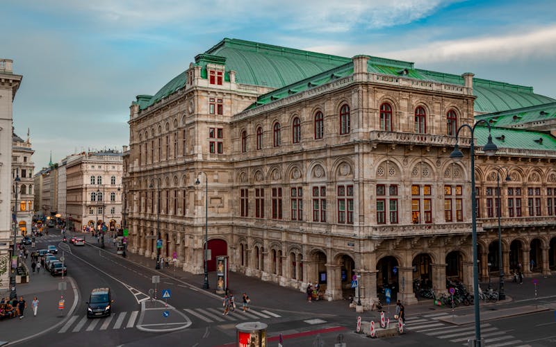 Ópera de Viena vista do alto